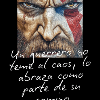 Un guerrero no teme al caos, lo abraza como parte de su camino