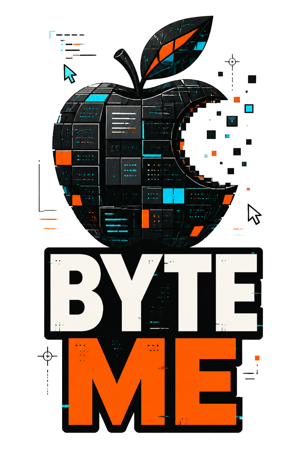 Diseño de camiseta Byte Me de Golden Stoic