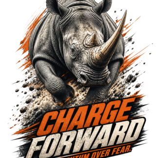 Diseño de camiseta Charge Forward de Golden Stoic