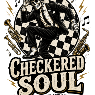 Diseño de camiseta Checkered Soul de Golden Stoic
