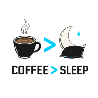 Diseño de camiseta Coffee > Sleep de Golden Stoic