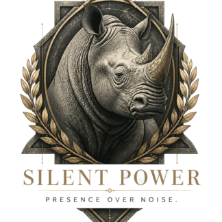 Diseño de camiseta Silent Power de Golden Stoic