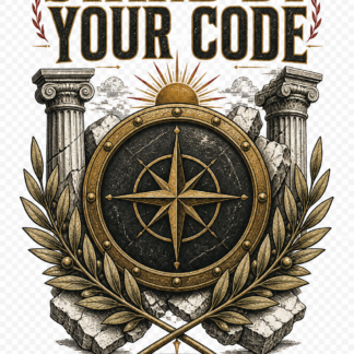 Camiseta Stand By Your Code – Principles Over Pressure