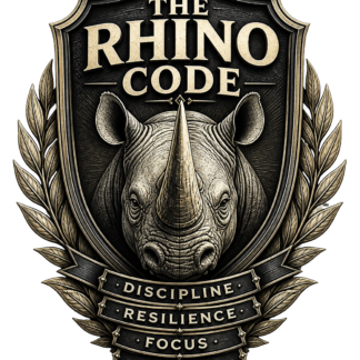 Diseño de camiseta The Rhino Code de Golden Stoic