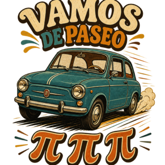 Diseño de camiseta Vamos de Paseo Pi Pi Pi de Golden Stoic
