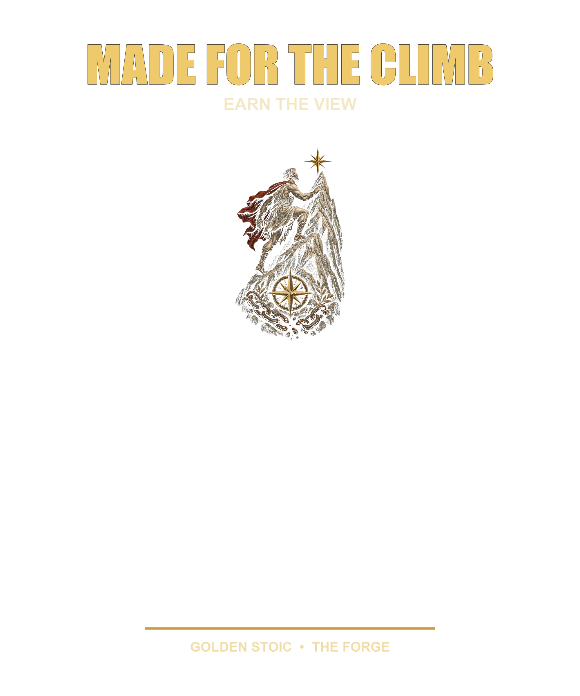 Camiseta Made For The Climb – Earn The View - Imagen 2
